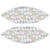 Doodle Kitten Faces Pattern American Football (Panelen)