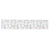 Doodle Kitten Faces Pattern Medium Tafelloper (Horizontaal)