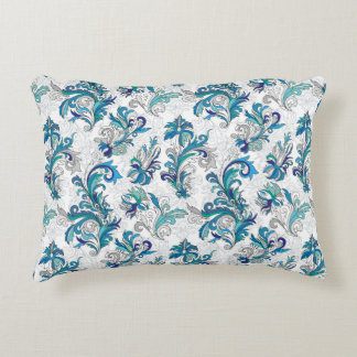 Doodle, kleurrijk pastelstel, hand naadloos tekene accent kussen