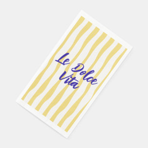 Doodle la Dolce Vita zomer Groet Servet