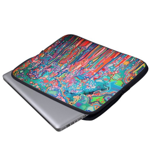 Doodle Laptop Sleeve (Voorkant onderkant)