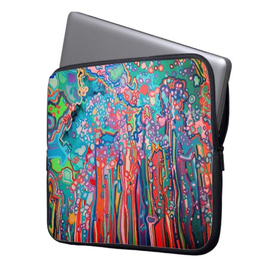 Doodle Laptop Sleeve (Voorkant Links)