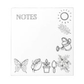 Doodle-laptopblok Notitieblok (Voorkant)