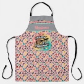 Doodle Lekker Gardeer Pastel Kunst Schort (Voorkant)
