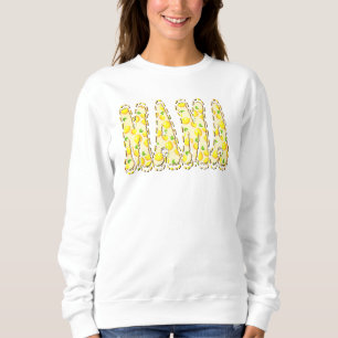 Doodle Letters Helder Geel Citroen Mama Trui