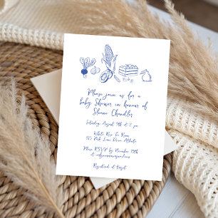 doodle Lokaal gegroeid Farmer's Market Baby shower Kaart