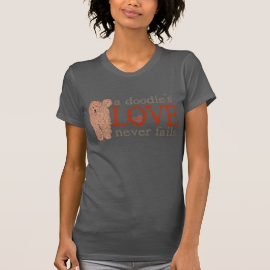 Doodle Love - Abriot GoldenDoodle T-shirt (Voorkant)