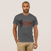 Doodle Love is nooit mislukt - Black Goldendoodle T-shirt (Voorkant volledig)