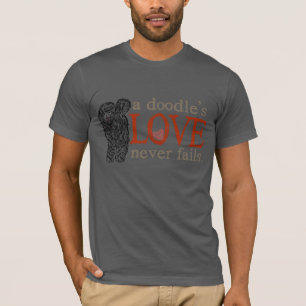 Doodle Love is nooit mislukt - Black Goldendoodle T-shirt