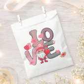 Doodle LOVE Valentijnsdag cadeaus Bedankzakje (Geknipt)