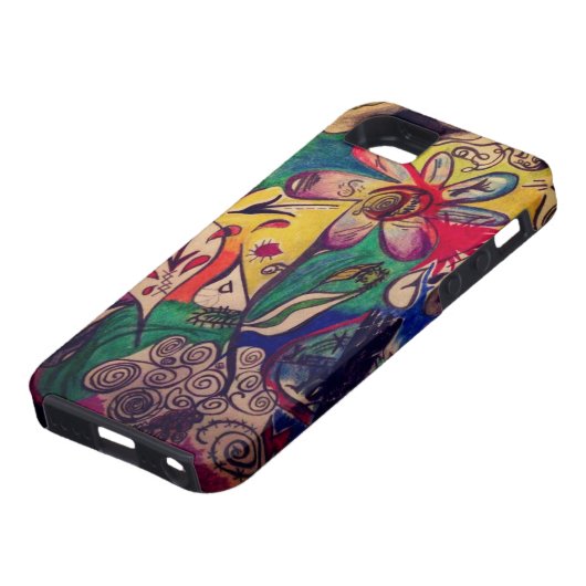 Doodle Madness iPhone 5 Hoesje - Gepersonaliseerd (Onderkant)