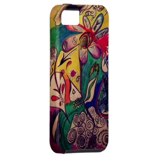 Doodle Madness iPhone 5 Hoesje - Gepersonaliseerd (Back/Rechts)