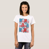 Doodle Mama 4 juli T-shirt (Voorkant volledig)