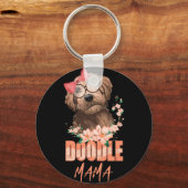 Doodle Mama Gift Goldendole Mam Hondenliefhebber G Sleutelhanger (Voorkant)