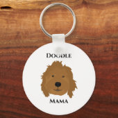 Doodle Mama Goldendole Sleutelhanger (Voorkant)