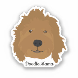 Doodle Mama Goldendole Sticker