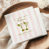 Doodle Martini Feestelijk Funky Kerstfeest Servet