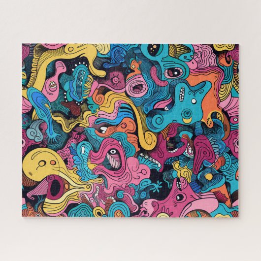 Doodle Mash Jigsaw Puzzel (Horizontaal)