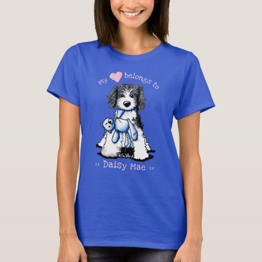 Doodle Mijn Hart Hoort Erbij T-shirt (Voorkant)
