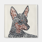 Doodle Mini Pin Magneet (Voorkant)