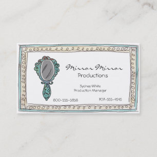 Doodle Mirror-Visitekaartjes Visitekaartje