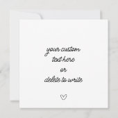 Doodle Modern Balloon Happy Birthday Kaart (Achterkant)