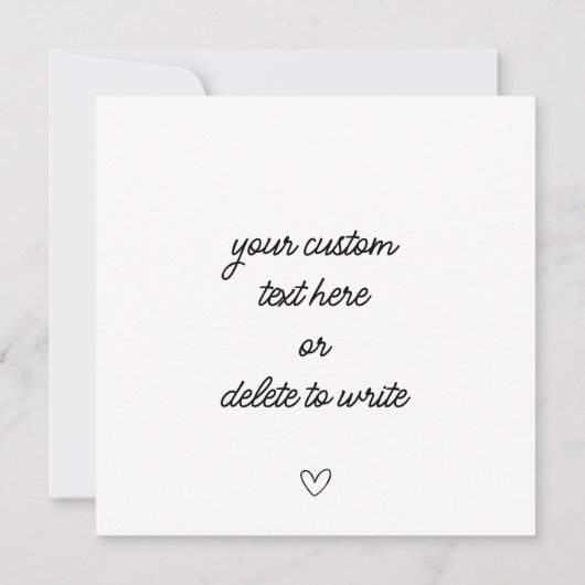 Doodle Modern Balloon Happy Birthday Kaart (Achterkant)