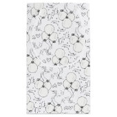 Doodle moderne ballon en harten gelukkige verjaard klein cadeauzakje (Achterkant)