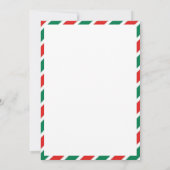 Doodle moderne kerstfeest uitnodiging (Achterkant)