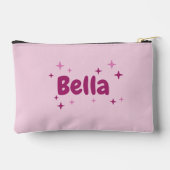 Doodle Moeder Roze Harten Gepersonaliseerde Naam Etui (Achterkant)
