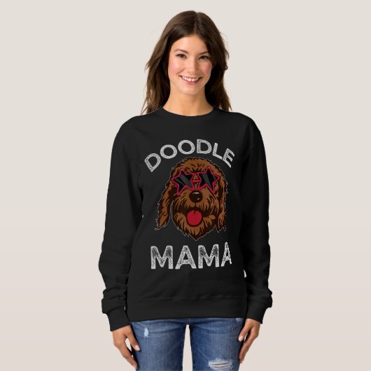 Doodle Mom Labradoodle Dog  For Mother s Day Trui (Voorkant volledig)