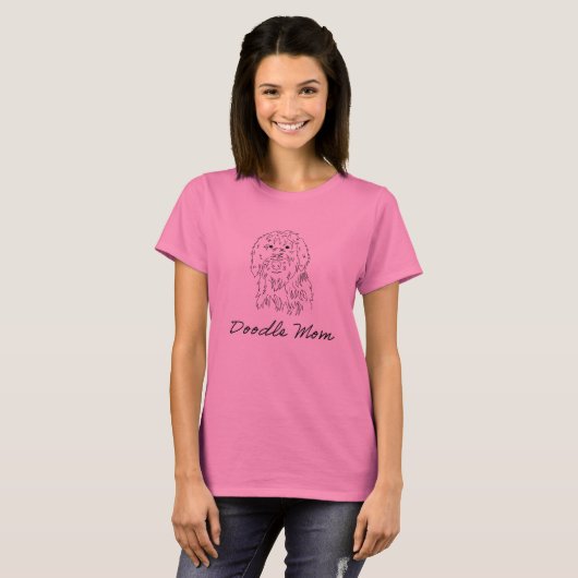 Doodle Mom T-Shirt (Design 2) (Voorkant volledig)
