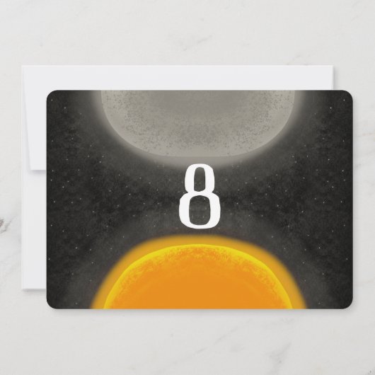 Doodle Moon Art Adventure op elke leeftijd Kaart (Achterkant)