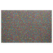 Doodle (Multi on Black) Stof (Fat Quarter)