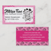 Doodle-naaldnaaigelnaadversterking Visitekaartje (Voorkant / Achterkant)