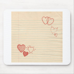 Doodle Notepad Love Letter Muismat
