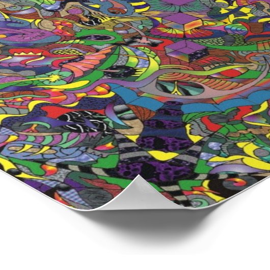 Doodle on Steroids Poster (Hoek)