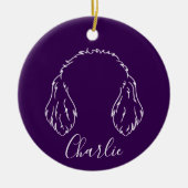 Doodle Ornament (Paw Prints) (Voorkant)