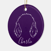 Doodle Ornament (Paw Prints) (Links)