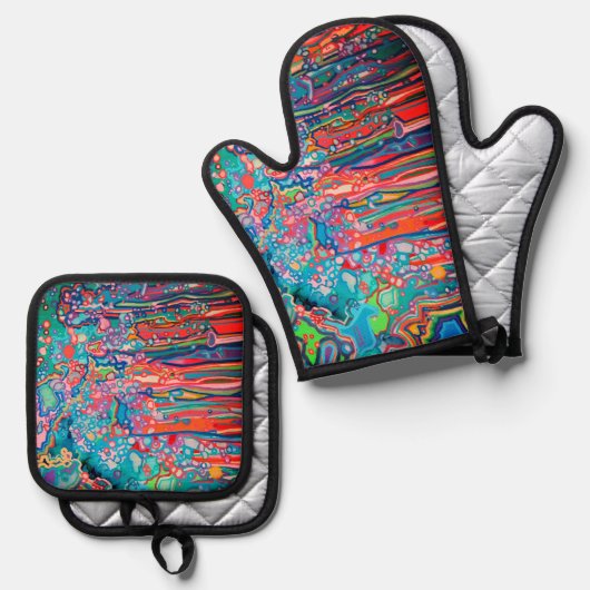 Doodle Ovenwant & Pannenlap Set (Voorkant / Achterkant)