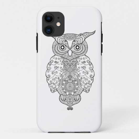 Doodle Owl Case-Mate iPhone Case (Achterkant)