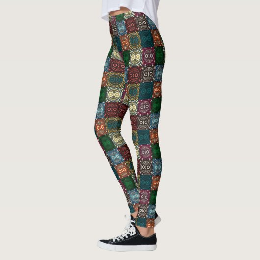 Doodle Owl Leggings (Links)