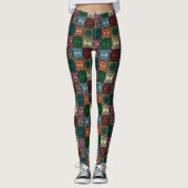 Doodle Owl Leggings (Voorkant)