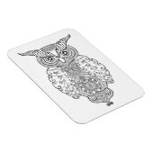 Doodle Owl Magneet (Rechterzijde)