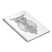 Doodle Owl Notitieboek (Rechterzijde)