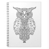 Doodle Owl Notitieboek (Voorkant)