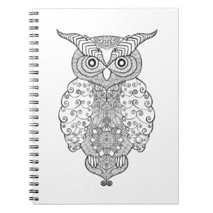 Doodle Owl Notitieboek