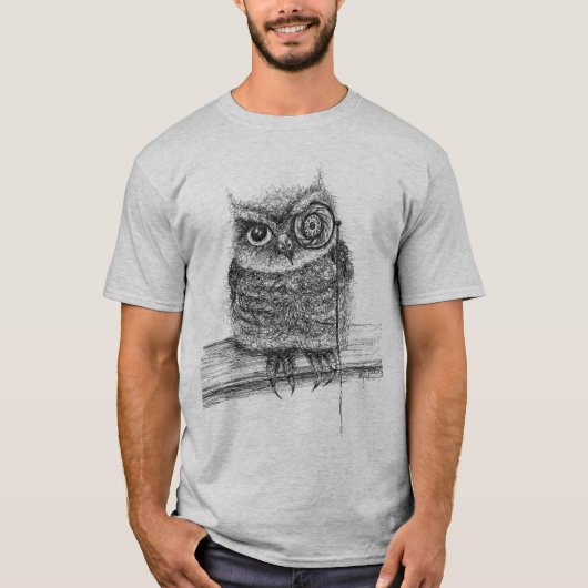 Doodle Owl T-shirt (Voorkant)