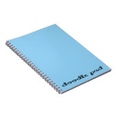 Doodle Pad Blue Notitieboek (Rechterzijde)