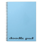 Doodle Pad Blue Notitieboek (Voorkant)